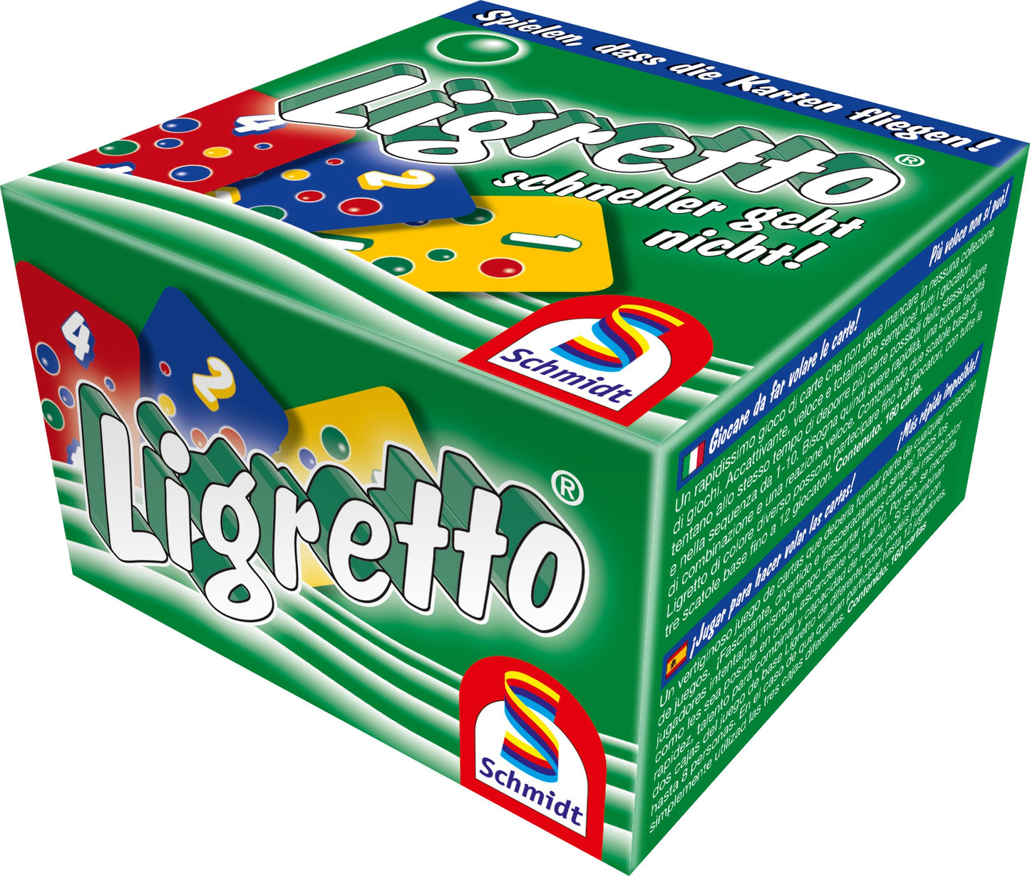 Schmidt Spiele 1201 Green Ligretto Card Game for 8 years to 18 years