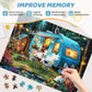 300 Pieces Puzzles For Adults | Camper Cat Jigsaw Puzzles | Large 300 Piece Puzzle For Children Adults Seniors | Sturdy,Safe | Engaging & Educational Toys Great Gift For Boys Girls 20.5 X 15 In