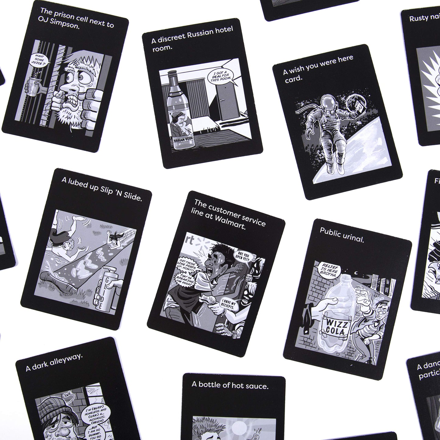 Late Night Stories mature-themed Party Game- Can You Weave a Story w/ The Cards Given to You? 250 Original Art Cards  3-8 Players  Tell Your Tale & Earn the Best (or Worst) Votes  Fun Colleges 18+  Xmas Gift