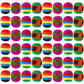Yunsailing 48 Pieces Knit Sack Balls For Kids Knitted Kickball Soft Juggling Balls Multicolored Crochet Geometric Pattern Foot B