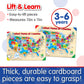 The Learning Journey USA Map Puzzle - Multi Color, Recycled Material, 40cm - Educational Toys for Kids Ages 3+ - Model 501726