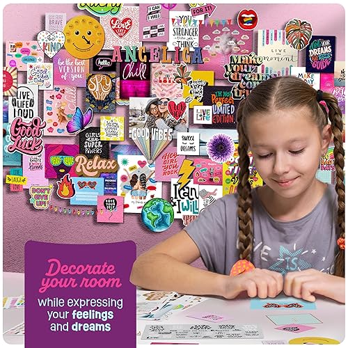 Pretty Me Wall Collage Kit for Teens - Multi-Color, 66x42 Inches, Paper Crafts for Bedroom Decor, Perfect Gift for Ages 11-16