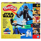 Play-Doh Star Wars Squish & Slice Lightsabers Playset, Bendy 4 Inch Luke Skywalker & Darth Vader Action Figures, Imagination Toy