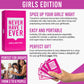 Never Have I Ever Girls Edition Card Game - Fun Pink Bachelorette & Adult Party Game for Interactive Nights, Icebreakers, Gift Giving!
