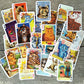 Flonzgift Psychedelic Cats Playing Cards (Poker Deck 54 Cards All Different) Unique Cats Art By Louis William Wain Vintage Cards