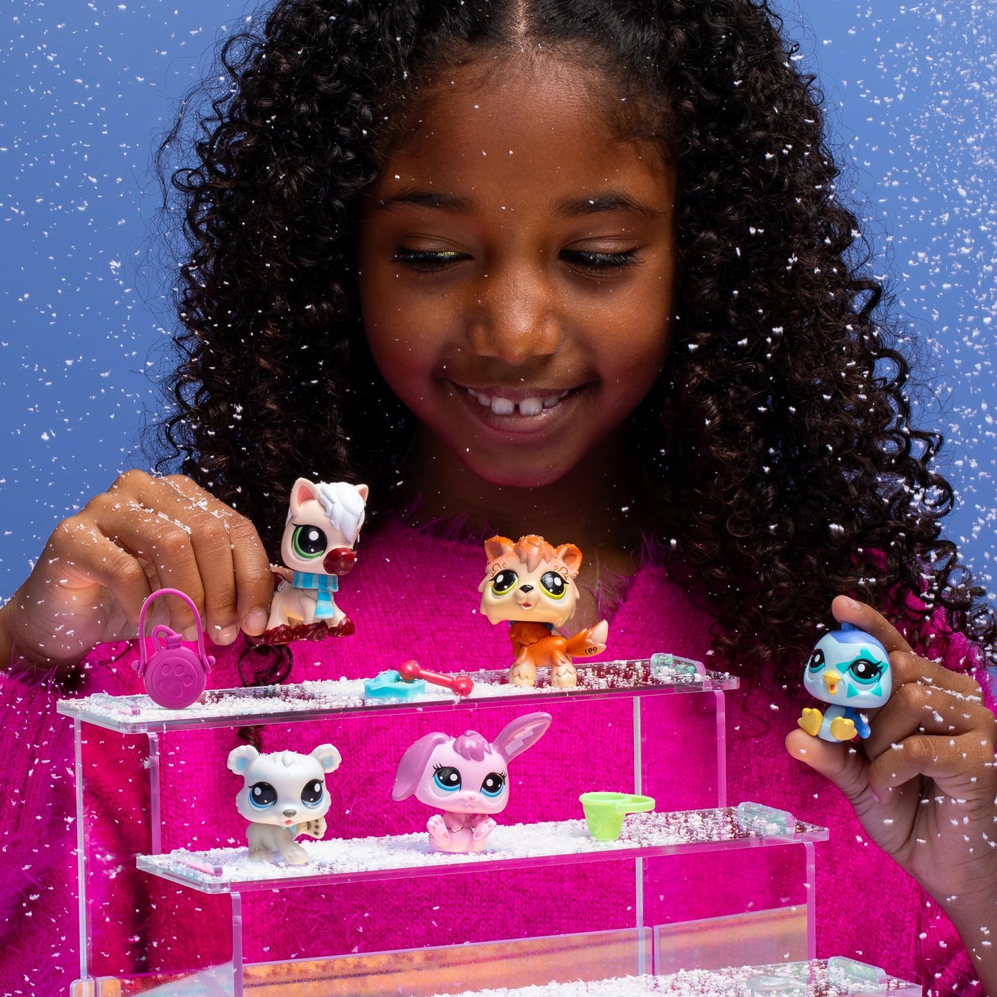 Littlest Pet Shop Winter Besties Collector Set - LPS Gen 7 Mystery Figures, PVC Toy for Kids Ages 4+