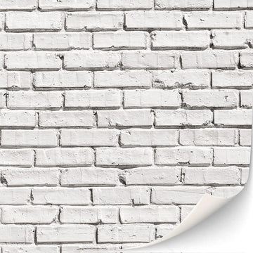 3 Sheets Self-Adhesive Wall Cladding For Dollhouse 1:12 Scale (Whitewashed Stone Wall)