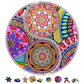 ZenChalet - Yin Yang Flower 200 Piece Puzzles for mature-themeds - enhanced Jigsaw Wooden Puzzle for mature-themeds  Surprise Your Friends or Family with a Unique Gift - Brain Teaser Puzzle