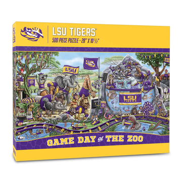 YouTheFan NCAA LSU Tigers Game Day at The Zoo 500pc Puzzle