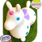 Matty's Toy Stop Gymnic Rody Magical Unicorn Bounce & Ride, Large Inflatable, Vinyl, Multi-Color with Pump Included