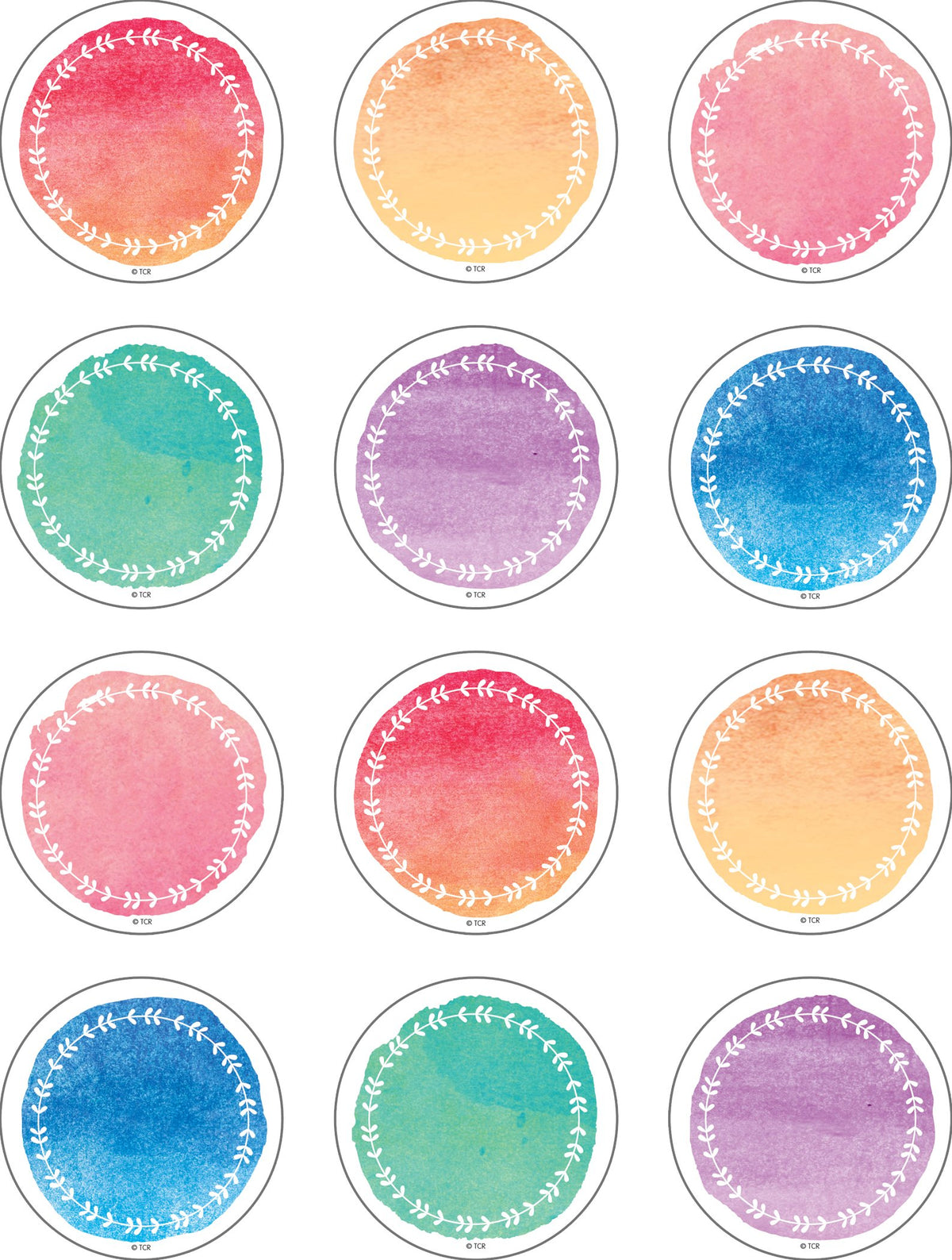 Watercolor Mini Accents
