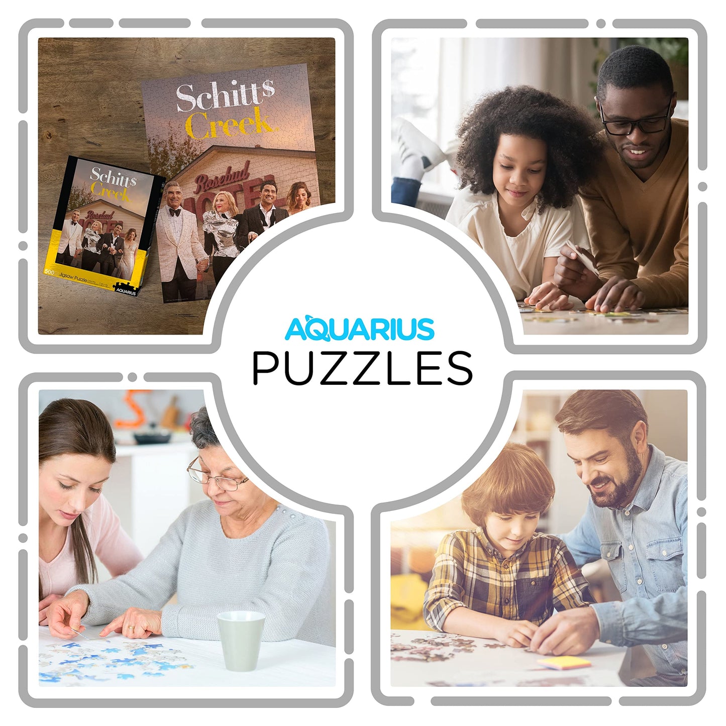 Aquarius Schitt'S Creek Cast Puzzle (500 Piece Jigsaw Puzzle) - Glare Free - Precision Fit - Officially Licensed Schitt'S Creek Merchandise & Collectibles - 14 X 19 Inches
