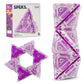 Speks Geode Pyramid - Magnetic Fidget Toy For Adults & Teens 14+ | Sensory Gadget For Stress Relief, Office Desk Toy Present, Christmas Gift, Holiday Stocking Stuffer | 12-Piece Set - Quartz