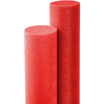 The Dreidel Company Floating Pool Noodles Foam Tube, Thick Noodles For Floating In The Swimming Pool, Assorted Colors, 52 Inches Long (Red)