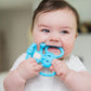 Nuby Yogis All Silicone Soothing Teether, Elephant