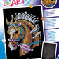 Sequin Art Blue Horse, Sparkling Arts and Crafts Kit; Creative Crafts for Adults and Kids