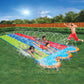 BANZAI Triple Racer 16 Ft Water Slide with 3 Bodyboards, Multicolor, Model 42329, Plastic Material
