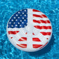 Swimline Inflatable Americana Peace Sign Island Pool Raft