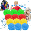 60Pcs Reusable Water Balloons, Water Balloons.Cotton Water Balls, Water Splash Balls, Water Balloon Game, Water Balloons For Kid