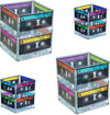 4E'S Novelty Cassette Tape Bucket Centerpiece (8 Pack) 80S Party Supplies, 90'S 80S Theme Birthday Party Decoration Cassette Tape Table Decor, Retro Hip Hop Pop Music Party For Adults & Kids