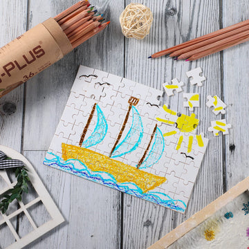 Christmas Blank Jigsaw Puzzle 70 Pieces 0.84 X 0.78 Inch White Blank Puzzle Rectangle Decorating Puzzle For Decorating Boys And Girls Art Activity, Wedding Birthday Party, 5.12 X 3.54 Inches