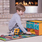 Clever Creations Collapsible Toy Storage Organizer And Play Mat For Kids - Perfect Toy Chest For Organizing Books, Toys, Games,