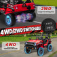 Joyracer 24V Ride On Toys With 4X200W Motors, 20'' Xl 2 Seat Power Ride On Wheels W/2 Safe Belts, Remote Control, 4-Wheeler Susp