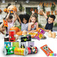 JOYIN 13 Pcs Halloween Carnival Bean Bag Toss Game with Tin Cans and Beanbags for Kids & mature-themeds Indoor Outdoor Carnival Party Games  Birthday Party Game  Halloween Gathering Party Supplies