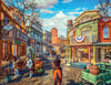 Springbok'S 500 Piece Jigsaw Puzzle Old Western Town - Made In Usa