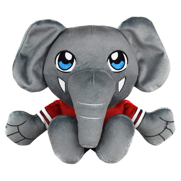 Bleacher Creatures Alabama Crimson Tide Al The Elephant Mascot 8' Kuricha Sitting Plushies- Soft Chibi Inspired Mascot