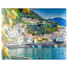 Mypuzzle Panoramic View Of Beautiful Amalfi On Hills Leading Down To The Coast, Campania, Italy - Premium 100 Piece Jigsaw Puzzl
