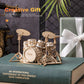 Rolife 3D Wooden Puzzles Model Kit For Adults And Teens To Build Musical Instrument Series (Drum Kit)