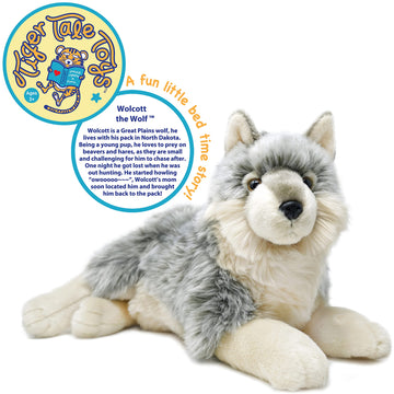 Tigerhart Whitaker The Wolf - 14 Inch Stuffed Animal Plush Dog