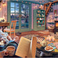 Ravensburger Cozy Retreat 500 Piece Jigsaw Puzzle - Large Format for mature-themeds | Unique Piece Design | enhanced Quality Material | Ideal for Family Fun - 14967