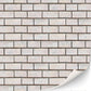 3 Sheets Self-Adhesive Wall Cladding For Dollhouse 1:12 Scale (White Bricks 1)