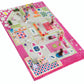 IVI 3D Play Carpet Pink Playhouse Educational Soft Floor Rug Mat for Bedroom, Kids Den, or Playroom, Medium 39x59 inches