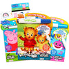 Imagine Ink Coloring Book Bundle ~ 3 Pack No Mess Magic Ink Activity Books with Daniel Tiger, Peppa Pig, and Baby Shark with Pep