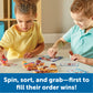 Learning Resources Grab That Donut!, 39 Pieces, Ages 3+,Fine Motor Game, Toddler Learning Toys,Toddler Toys, Educational Games For Kids, Preschool Games,Donut Toys