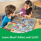 Learning Resources Money Bags Coin Value Game - Ages 7+ Fun Games for Kids  Develops Math Skills and Recognition  Educational Play Kids For 2 to 4 Players