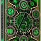 theory11 Avengers Green Edition enhanced Playing Cards - Marvel Studios' The Infinity Saga Deck
