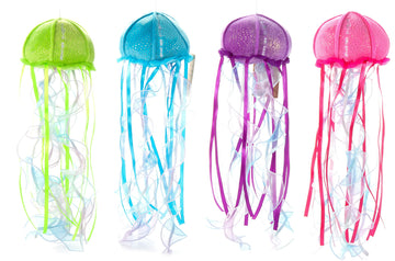 The Petting Zoo, Jellyfish Stuffed Animal, Gifts For Girls, Sparkly Jellyfish Plush Toys (Blue, 8 Inch)