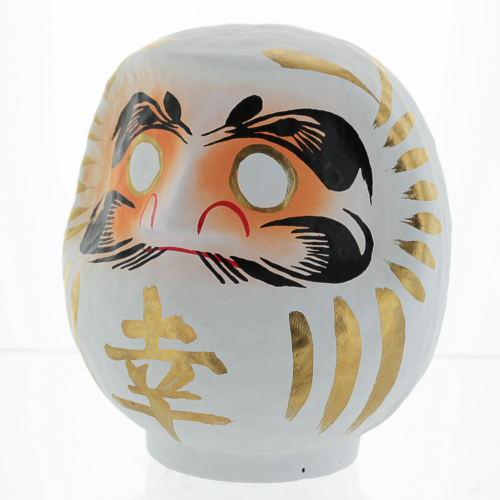 Daimonya Dharma Doll - Made In Japan - Peace & Purity (White, Medium 4.7 Inch)