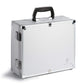 KakapopoTCG Lockable Storage Case for TCG Cards - Silver Plastic Deck Box for MTG, Yu-Gi-Oh, EDH, Commander, and More