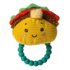 Mary Meyer Sweet Soothie Soft Baby Rattle With Teether Ring, Taco