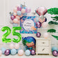 Smlpuame 40 Inch Number Balloon 0-9 Green Large Number 25 Balloons,Digital Balloons For Birthday Party Celebration Decorations S