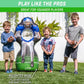 GoSports Inflatable Football Toss Game - 4 ft Receiver, Blue, PVC, Model INFLATAMAN-FOOTBALL-02