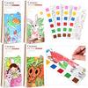 4Pack Mini Paint Pad, Mini Paint Pads, Watercolor Paint Pad, Pocket Watercolor Painting Book, Mess Free Water Color Paint Set Ar