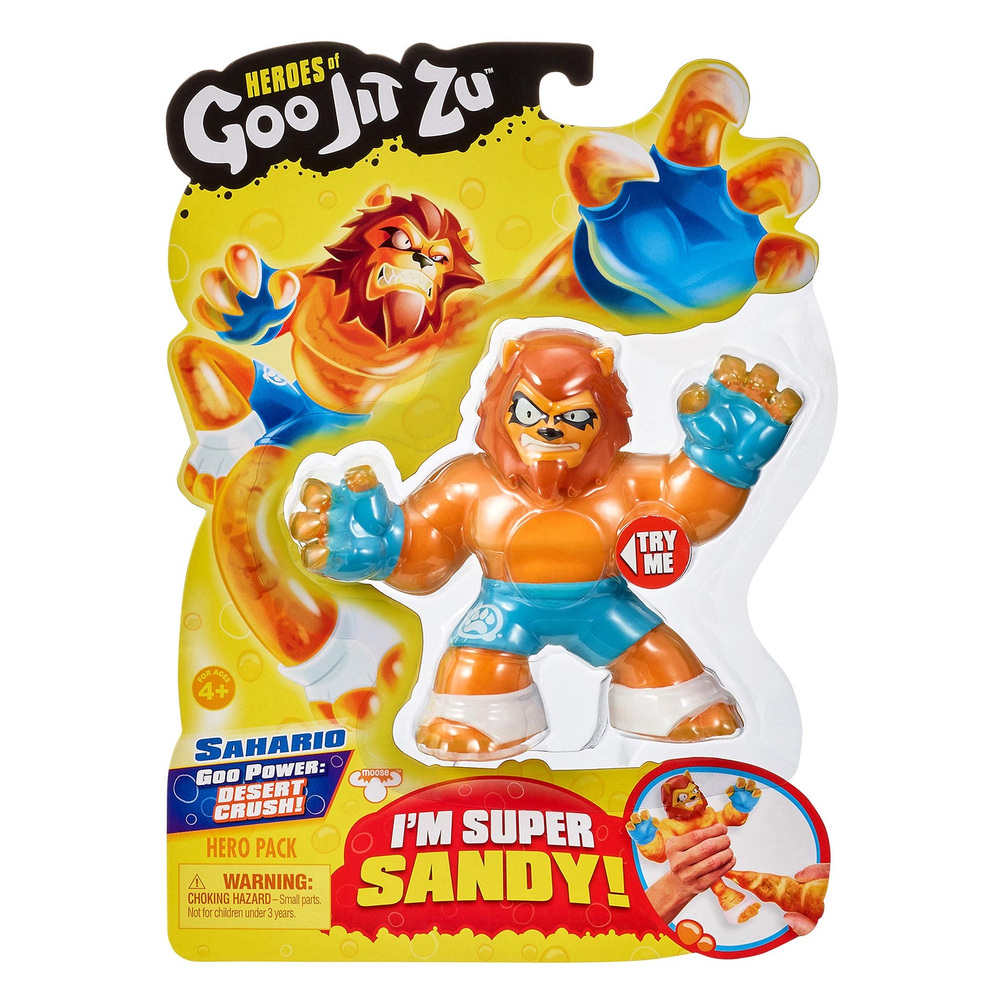 Heroes of Goo Jit Zu Sandy Lion Action Figure - Multicolor - Model 41022