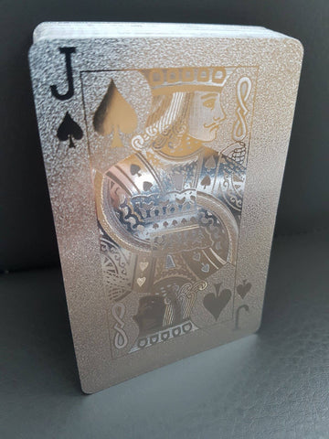 Kikkerland Kikkerland Kikkerland Playing Cards, Silver