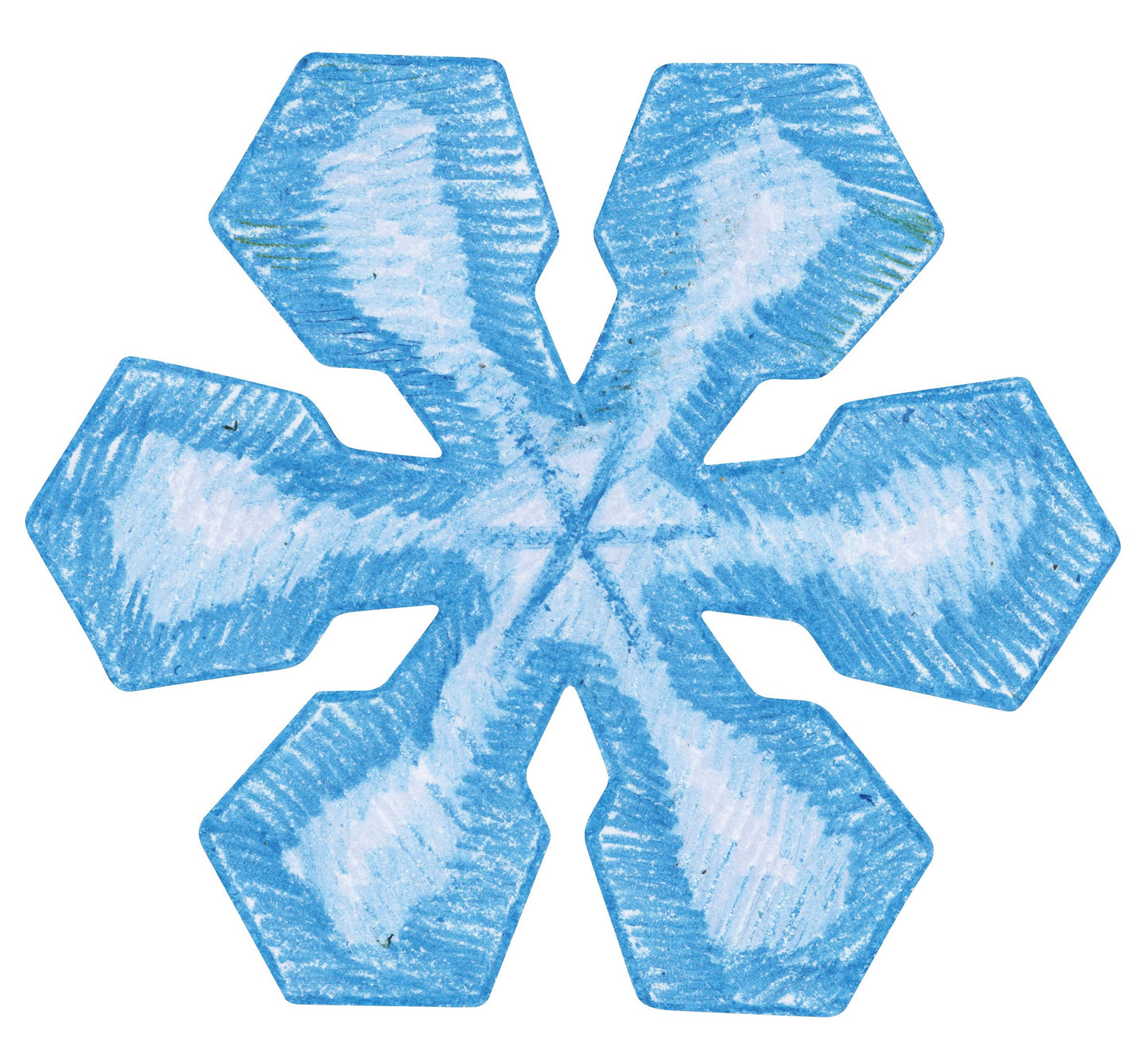 Roylco 1434845 Super Snowflake Stencil, 8 Size